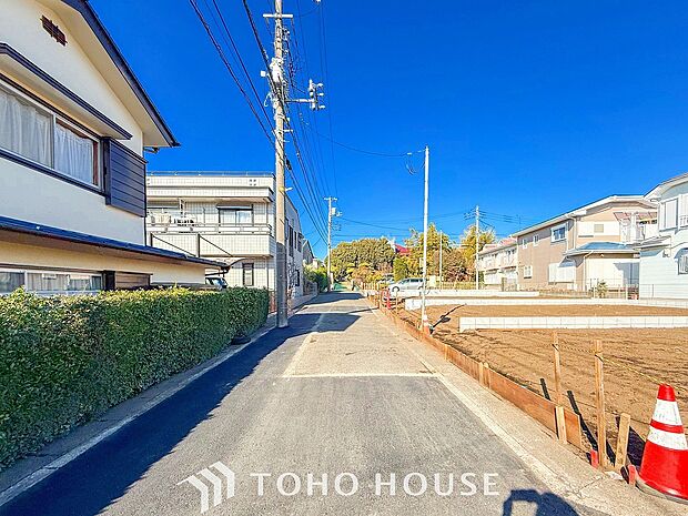 落ち着きのある閑静な住宅街。きっとここからご家族のかけがえのない想い出が作られることでしょう。