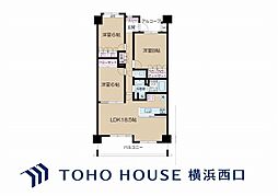 リステージ響の森横濱鶴見 3LDKの間取図画像