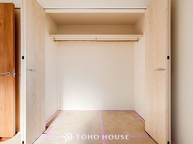 暮らし心地を大きく左右する収納を適材適所に配置し、使い勝手を考慮しました。
