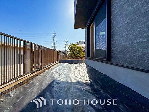 毎日の暮らしの中に癒しを与えてくれるお庭スペース