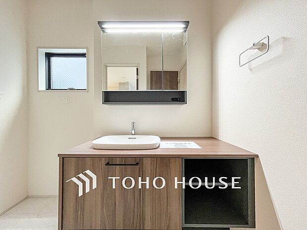 洗面台・洗面所ご家族の1日が始まり、1日の終わりを締めくくる洗面空間。