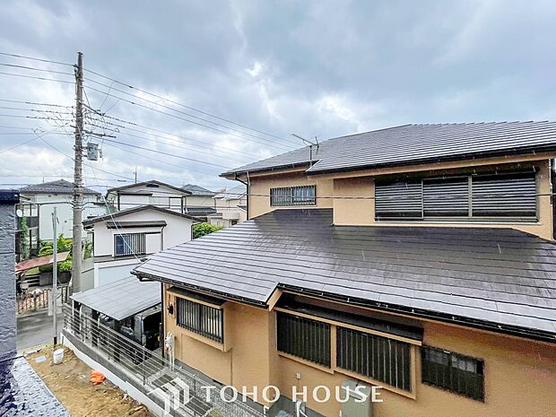 開放的で気持ちの良い眺望と青い空を満喫できます。