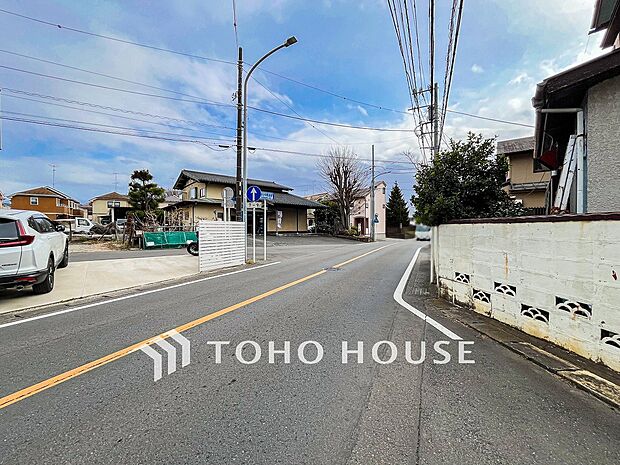 落ち着きのある閑静な住宅街。きっとここからご家族のかけがえのない想い出が作られることでしょう。