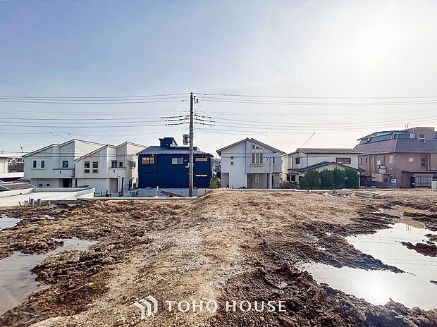 開放的で気持ちの良い眺望と青い空を満喫できます。