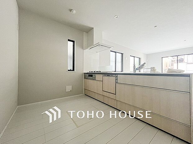 家族の健康を支えるキッチン。毎日使う場所だから気持よく使えて、居心地の良い空間に。