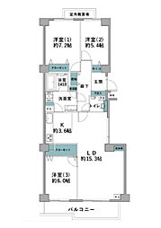 間取図画像 3LDK
