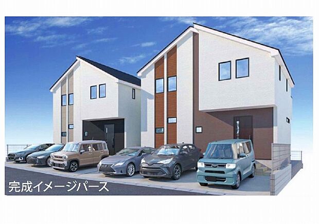 外観)完成予想図（外観）