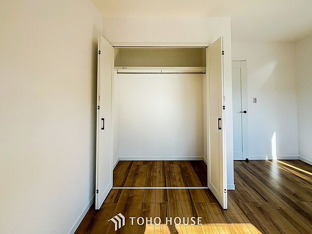 暮らし心地を大きく左右する収納を適材適所に配置し、使い勝手を考慮しました。