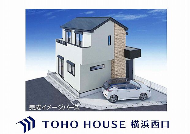 外観)完成予想図（外観）