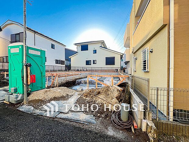 閑静な住宅街の陽当りに恵まれた土地。