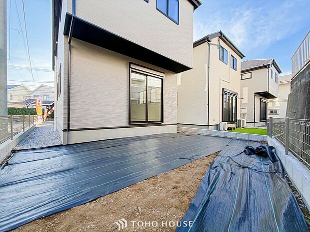 毎日の暮らしの中に癒しを与えてくれるお庭スペース