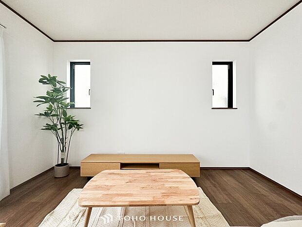 落ち着いた雰囲気に包まれた伸びやかな空間で、ゆったりと家族団らんの時間を過ごせます。