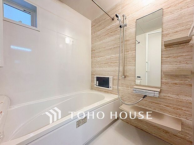 快適な使い心地とゆとりある空間が1日の疲れを解きほぐすバスルーム。