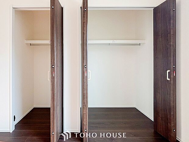 暮らし心地を大きく左右する収納を適材適所に配置し、使い勝手を考慮しました。