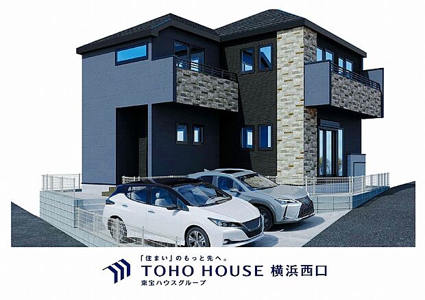 外観)完成予想図(外観)