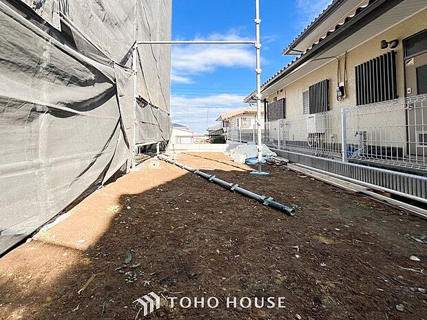 毎日の暮らしの中に癒しを与えてくれるお庭スペース。