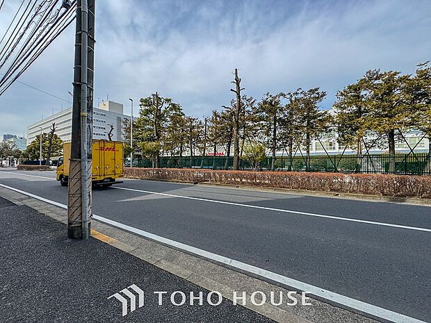 開放的で気持ちの良い眺望と青い空を満喫できます。