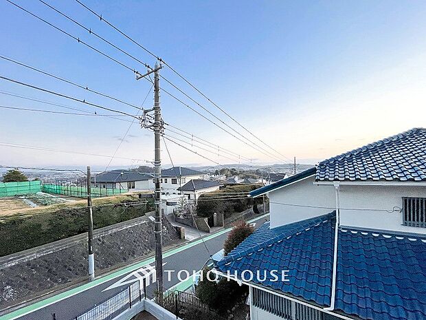 開放感溢れる気持ちのいい眺望が望めます。景色を見てるだけで心が晴れやかになりますね。