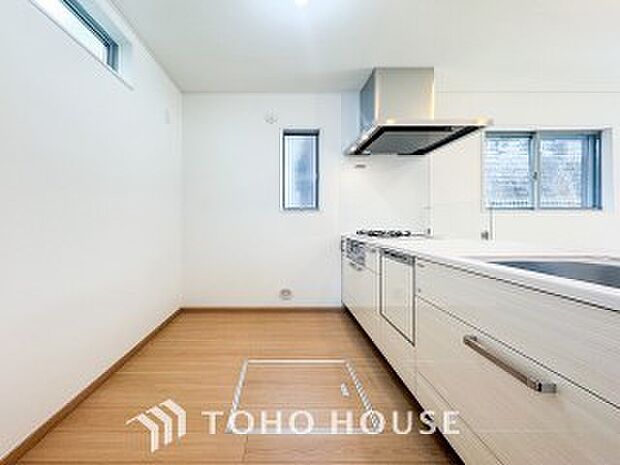 家族の健康を支えるキッチン。毎日使う場所だから気持よく使えて、居心地の良い空間に。