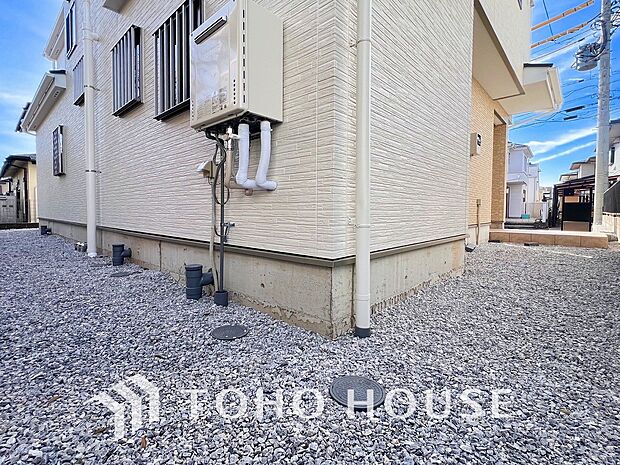 毎日の暮らしの中に癒しを与えてくれるお庭スペース。