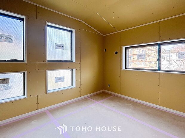 うららかな陽射しがどのお部屋にも降り注ぐよう、快適さを追求した間取設計。