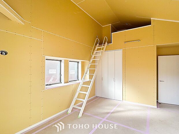 広々したロフト。収納はもちろん子供の遊び場、趣味部屋など、お客様好みの空間に作り上げてください。