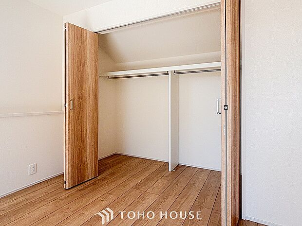 暮らし心地を大きく左右する収納を適材適所に配置し、使い勝手を考慮しました。