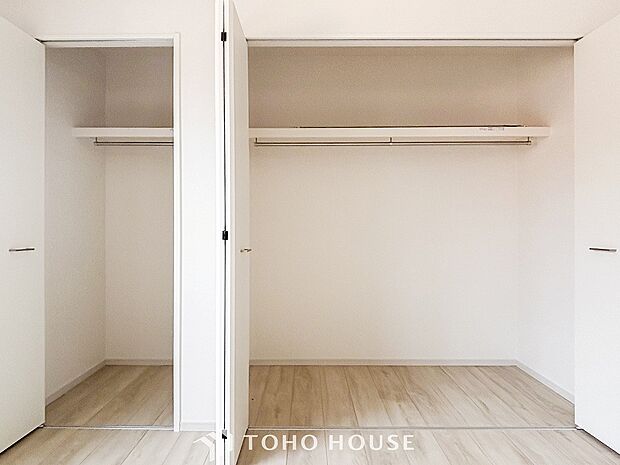 暮らし心地を大きく左右する収納を適材適所に配置し、使い勝手を考慮しました。