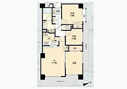 磯子北パーク・ホームズ 3LDKの間取図画像