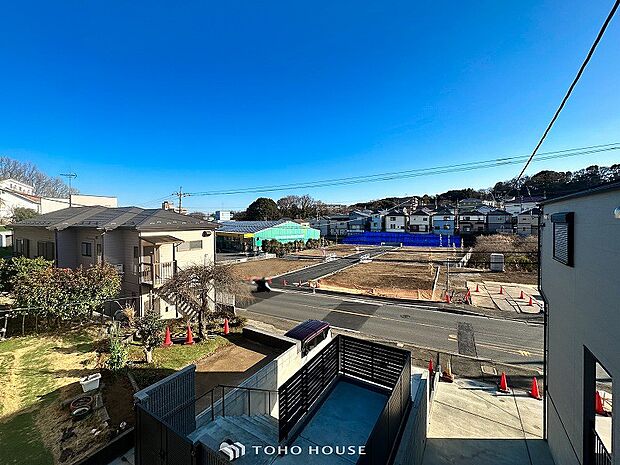 開放感があり、遮るものもなく気持ちのいい景色が広がります。