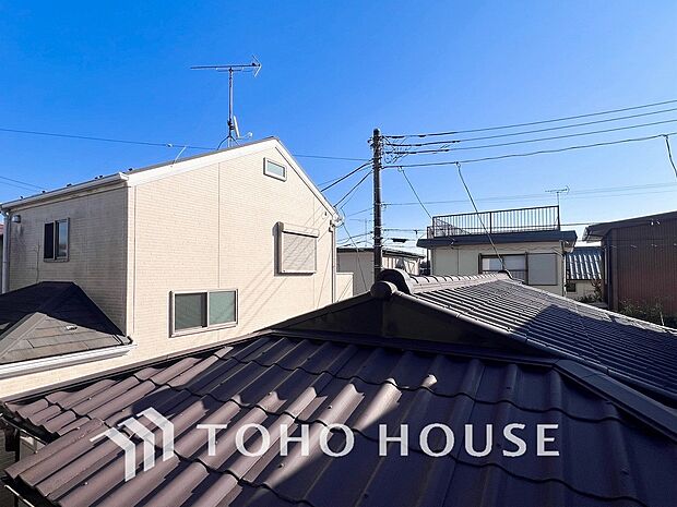 開放的で気持ちの良い眺望と青い空を満喫できます。