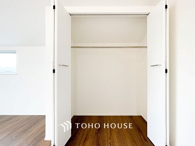 暮らし心地を大きく左右する収納を適材適所に配置し、使い勝手を考慮しました。