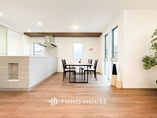 家は、ただ生活する場ではなく、暮らしを愉しく、快適にする場所。家族の会話も弾む空間に。