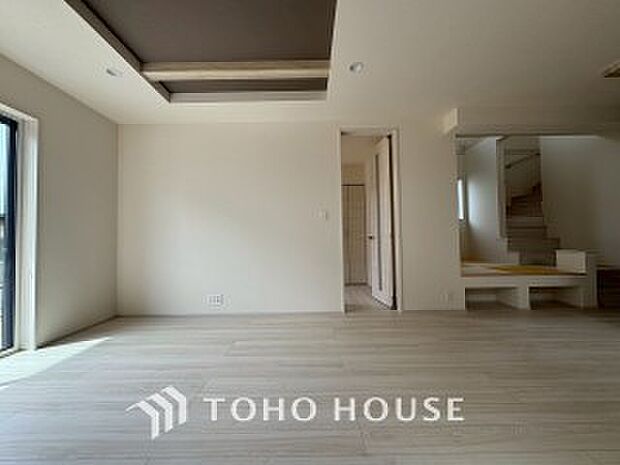 開放感あるリビングダイニング。ご家族とのんびりしたひと時を過ごせますね。