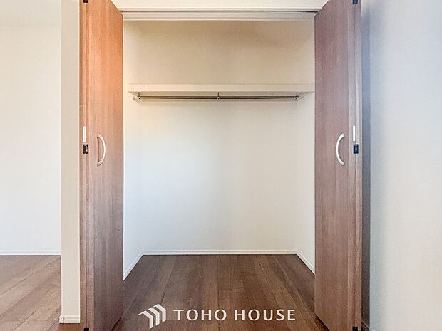暮らし心地を大きく左右する収納を適材適所に配置し、使い勝手を考慮しました。