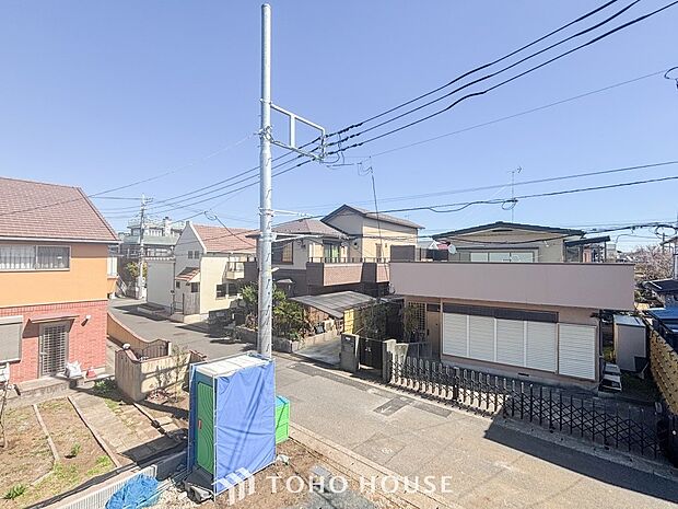 開放的で気持ちの良い眺望と青い空を満喫できます。