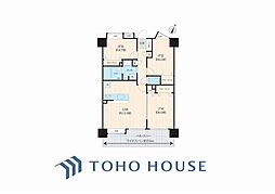 ニッシンパレステージ弘明寺 3LDKの間取図画像