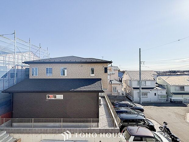 開放的で気持ちの良い眺望と青い空を満喫できます。