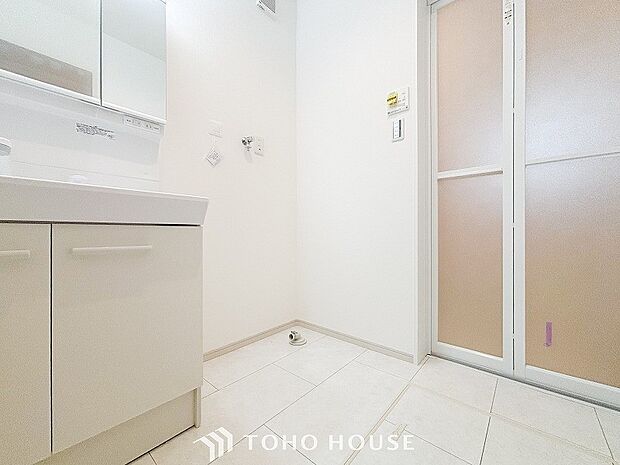 清潔感のあるカラーで統一されたプライベート空間。