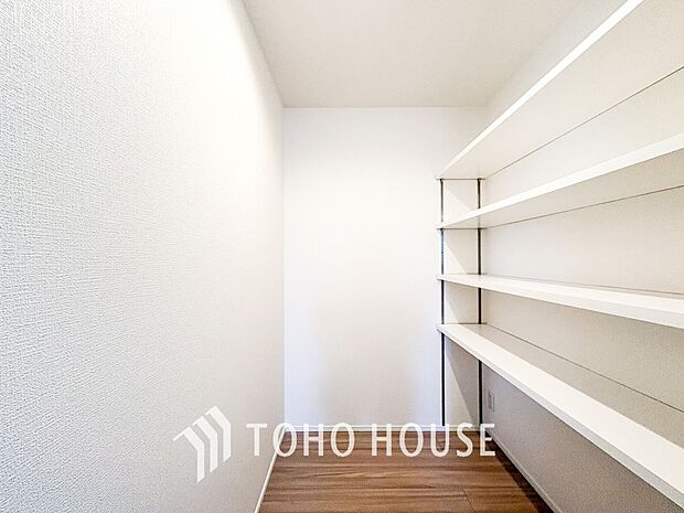 大容量の収納スペースで住空間はスッキリ広々。