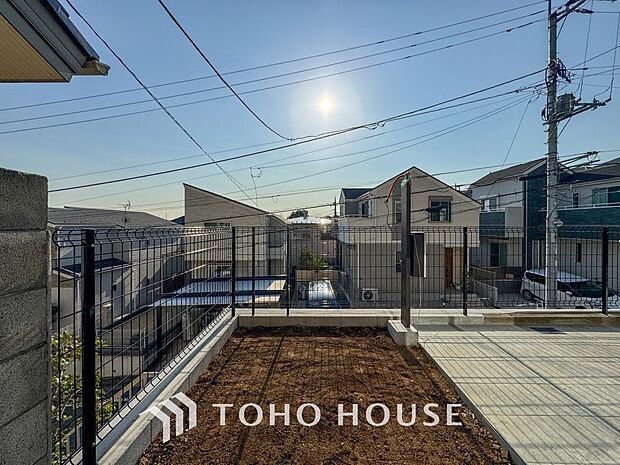 毎日の暮らしの中に癒しを与えてくれるお庭スペース