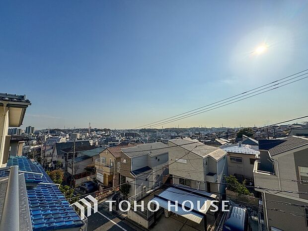 開放的で気持ちの良い眺望と青い空を満喫できます。