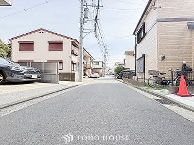 落ち着きのある閑静な住宅街。きっとここからご家族のかけがえのない想い出が作られることでしょう。