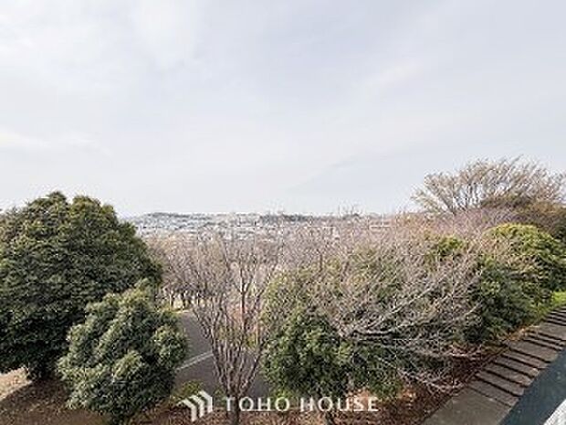 開放的で気持ちの良い眺望と青い空を満喫できます。