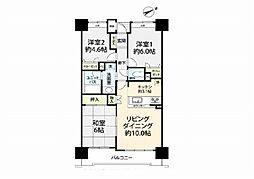 ロイヤルヒルズ東戸塚 3LDKの間取図画像