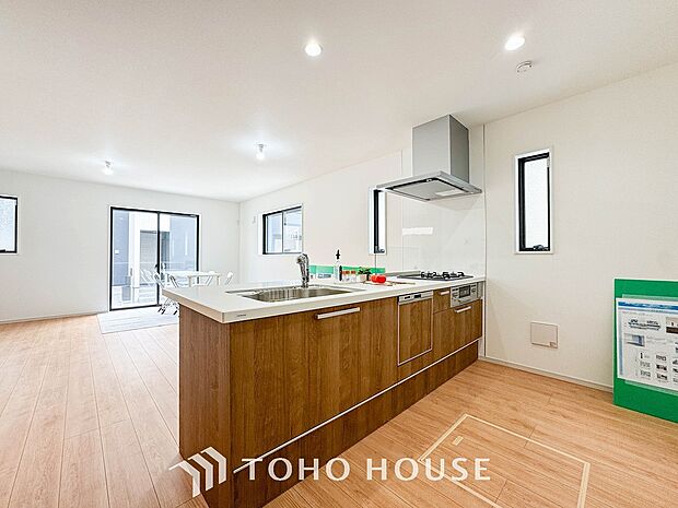 家族の健康を支えるキッチン。毎日使う場所だから気持よく使えて、居心地の良い空間に。