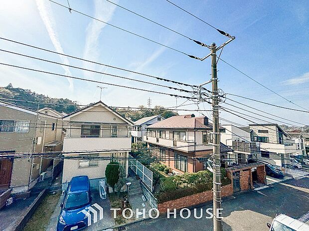 開放的で気持ちの良い眺望と青い空を満喫できます。