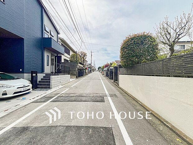 落ち着きのある閑静な住宅街。きっとここからご家族のかけがえのない想い出が作られることでしょう。