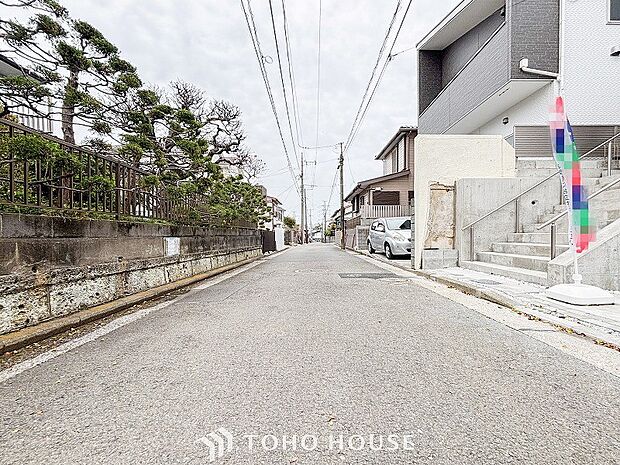 落ち着きのある閑静な住宅街。きっとここからご家族のかけがえのない想い出が作られることでしょう。