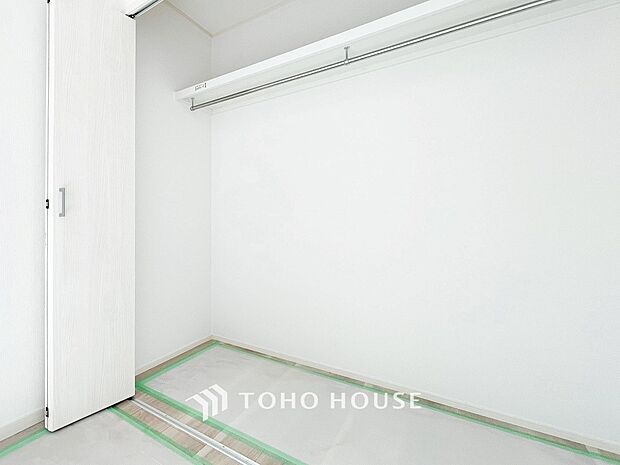 大容量の収納スペースで住空間はスッキリ広々。